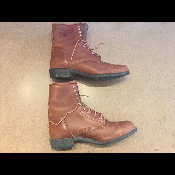 Men's Ariat A2 Competitor Lace-Up Boots - Picture 3 of 8